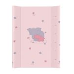 Saltea de infasat cu intaritura Elefantul Roz 70x50 cm