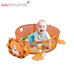 babyINFANTINI - Salteluta de activitati Lion Grow-With-Me cu mingiute - imagine 2