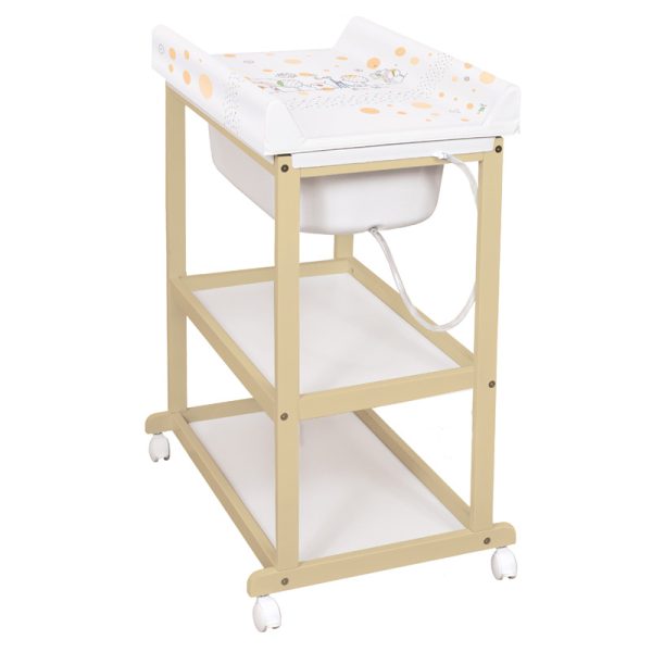 Set de baie cu cadita Laura Lovely World Crem