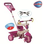 Smart Trike - Tricicleta Safari 4 in 1 Flamingo - Touch Steering - imagine 2