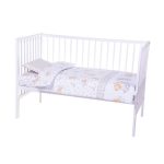 Lenjerie patut copii 4 piese - Ursulet Crem