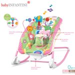 babyINFANTINI - Balansoar 2 in 1 Happy Friends Pink - imagine 2