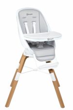 BabyGo - Scaun de masa 360 Carou, Alb