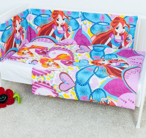 Bebedeco - LI-05 Lenjerie 3 Piese Printesele Winx