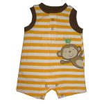 Costumas bebe Striped Yellow