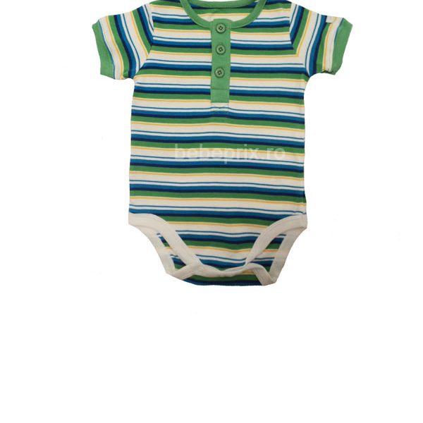 Small Wonders - Body Baby Striped Green