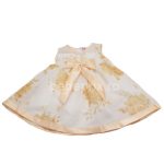 LittleCoggie - Rochie botez white-yellow