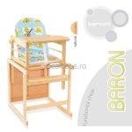 Bertoni - Scaun masa lemn Baron natur