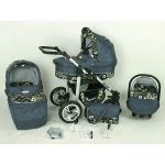 Kunert - Carucior 3 in 1 Kunert Silver roti gonflabile - Image 8