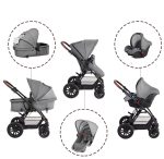 Kinderkraft - Carucior 3 in 1 MOOV Grey - Image 4