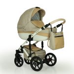 Carucior 3 in 1 Poema White-Beige Ed. Limitata - Krausman - Testat ADAC