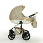 Carucior 3 in 1 Poema White-Beige Ed. Limitata - Krausman - Testat ADAC - Image 2