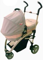 Primii Pasi - Sistem lux 2-in-1 Carucior + cos landou: cadru aluminiu, scaun reversibil - imagine 4