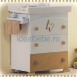 Erbesi Italia - Comoda-masa de infasat FARFALLA alb-natural