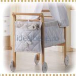 Erbesi Italia - Cosulet de dormit FARFALLA alb-natural