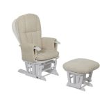 Tutti Bambini – Fotoliu reglabil pentru alaptat cu suport pentru picioare Deluxe Daisy White - imagine 3