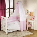 Nino - Lenjerie Patut 3 PLUS ELEFANTE PINK