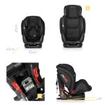 Innovaciones Ms - Scaun auto Encore Black Luxe Isofix 9-36 kg - imagine 3