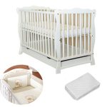 Patut bebe multifunctional Gala + Saltea Cocos + Laterala Crem - MAMO-TATO