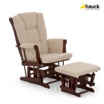 Hauck - Fotoliu Glider Deluxe Walnut/Beige