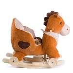 Kinderkraft - Balansoar cu roti 2 in 1 Horse Brown - imagine 2