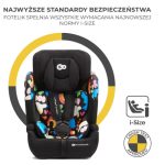 Kinderkraft - Scaun auto Comfort UP I-Size Happy Shapes 9-36kg - Image 3