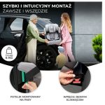 Kinderkraft - Scaun auto Comfort UP I-Size Happy Shapes 9-36kg - Image 8