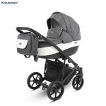 Carucior 3 in 1 Owo Plus Dark Grey - Krausman - Testat ADAC