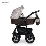Carucior 3 in 1 Kraus Clasic Brown - Krausman - Testat ADAC