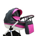 Carucior 3 in 1 Poema Pink - Krausman - Testat ADAC