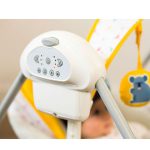 Kinderkraft - Leagan portabil 2 in 1 NANI BLUE cu conectare la priza - imagine 6