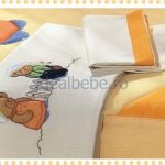 Erbesi Italia - Set lenjerie de pat BON BON mandarin