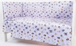BEBEDECO – Lenjerie patut Lumea jucariilor 3 piese - imagine 3