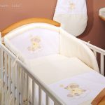 MAMO-TATO - Lenjerie patut 2 piese 120x60 Ursulet Crem