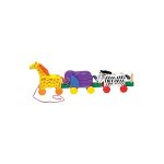 Melissa & Doug - Jucarie de tras - Animalele din jungla