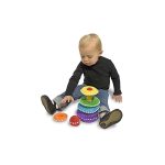 Melissa & Doug - Piramida curcubeu din plus - imagine 2