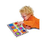 Melissa & Doug - Puzzle lemn in relief Forme geometrice - imagine 2