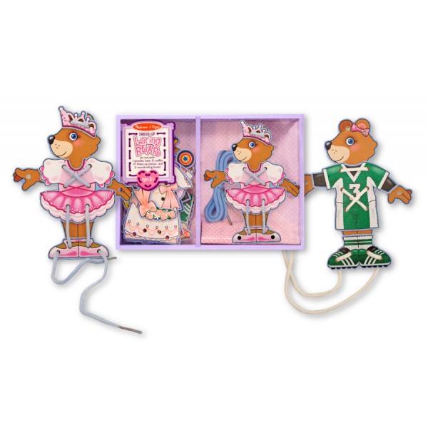 melissa-doug-joc-de-cusut-imbraca-ursuletii Melissa & Doug - Joc de cusut Imbraca ursuletii - Image 1