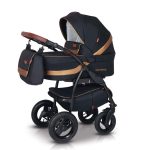 Babies - Carucior 3 in 1 Optima Dark Black Gold