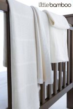 Little Bamboo - Patura celulara din bambus organic 100*85 cm - imagine 3
