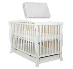 Patut bebe din lemn multifunctional Gala + Saltea Cocos - MAMO-TATO