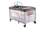KinderKraft - Patut pliabil Jolly Grey cu vibratii si muzica - imagine 4