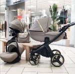 Carucior 3 in 1 Prime Mirage Beige Gold - Krausman - Testat ADAC - imagine 2