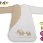 Purflo - Sac de dormit PurFlo, brodat 0-3 luni 55 cm