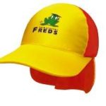 FREDS SWIM ACADEMY - Sapca cu cozoroc si protectie pentru gat copii