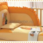 Erbesi Italia - Set de pat BON BON mandarin