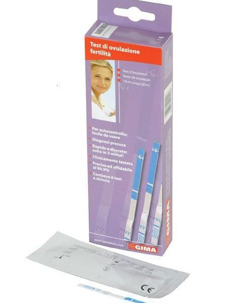 Gima - Test de ovulatie (tip banda) - cutie 6 teste