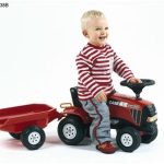 Falk  - Baby Tractor Case IH cu Remorca