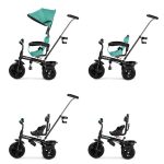 BabyTiger - Tricicleta rotativa 4 in 1 Fly Green - imagine 8
