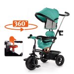 BabyTiger - Tricicleta rotativa 4 in 1 Fly Green - imagine 2
